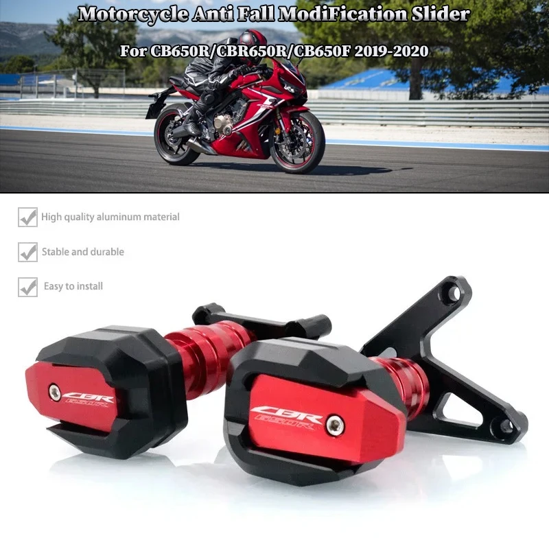 

For HONDA CB650R CBR650R CB650F 2019-2020 Motorcycle Falling Protection Frame Slider Fairing Guard Crash Protector