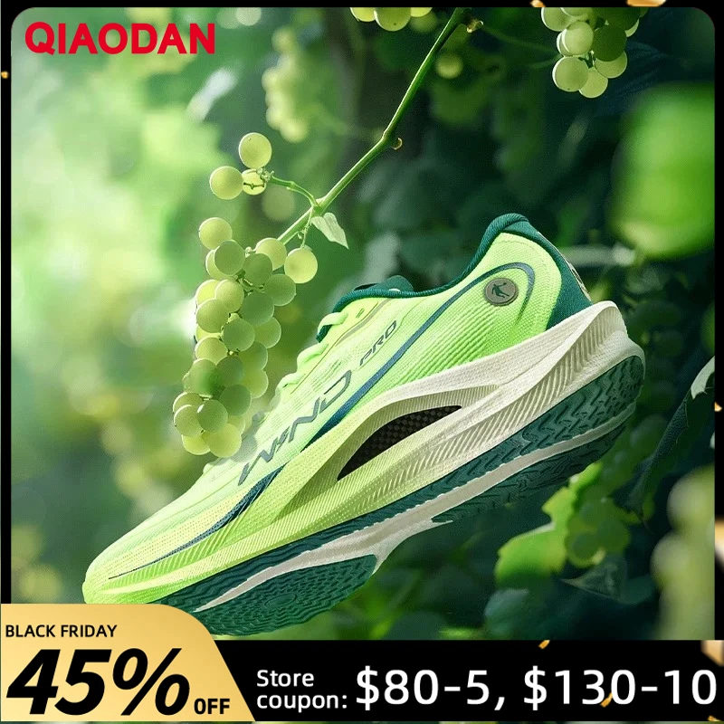 

QIAODAN Qiang Feng 2.0 Pro 2025 мужские марафонские кроссовки с карбоновой пластиной легкие амортизирующие спортивные кроссовки BM23240298T