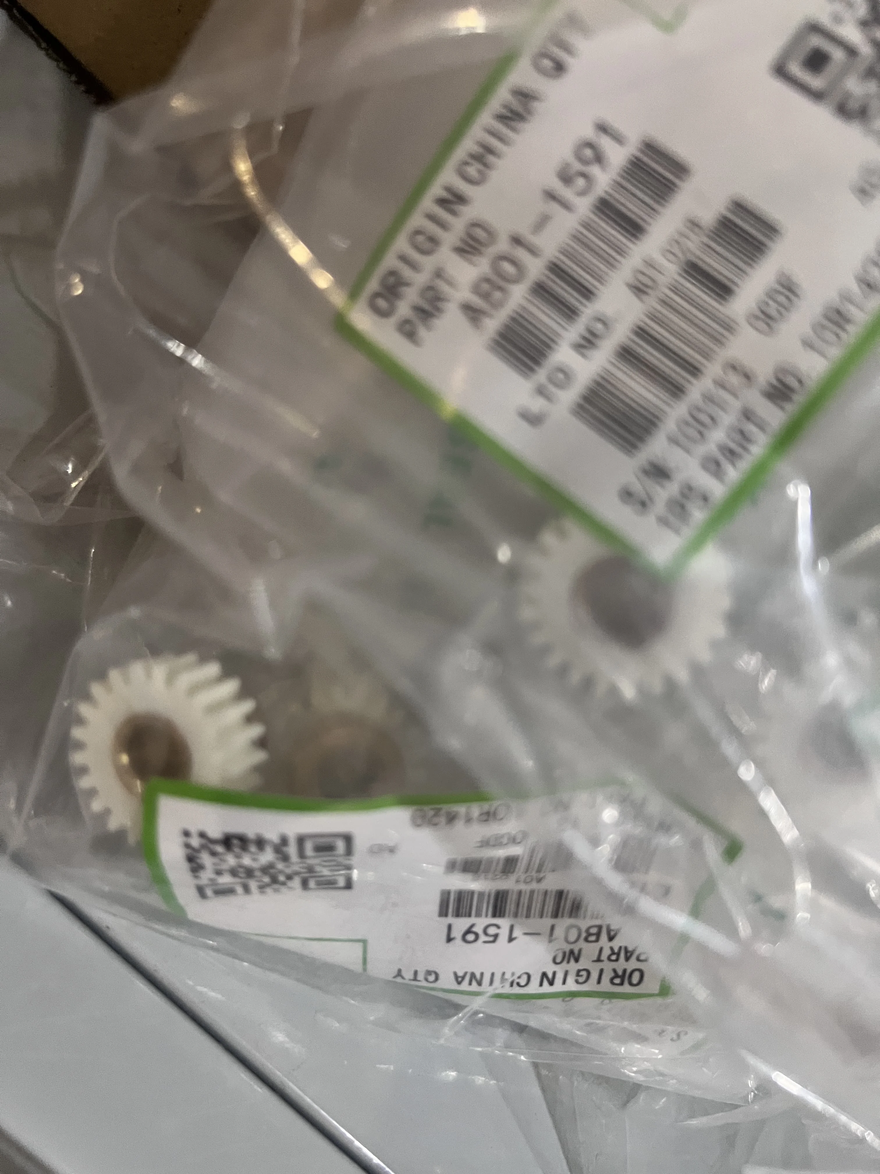 

5PCS AB01-1591 High Quality Carton Pickup Roller Unit Gear For Ricoh MP 8001 7500 7001 7502 7503 2075 Copier Printer Parts