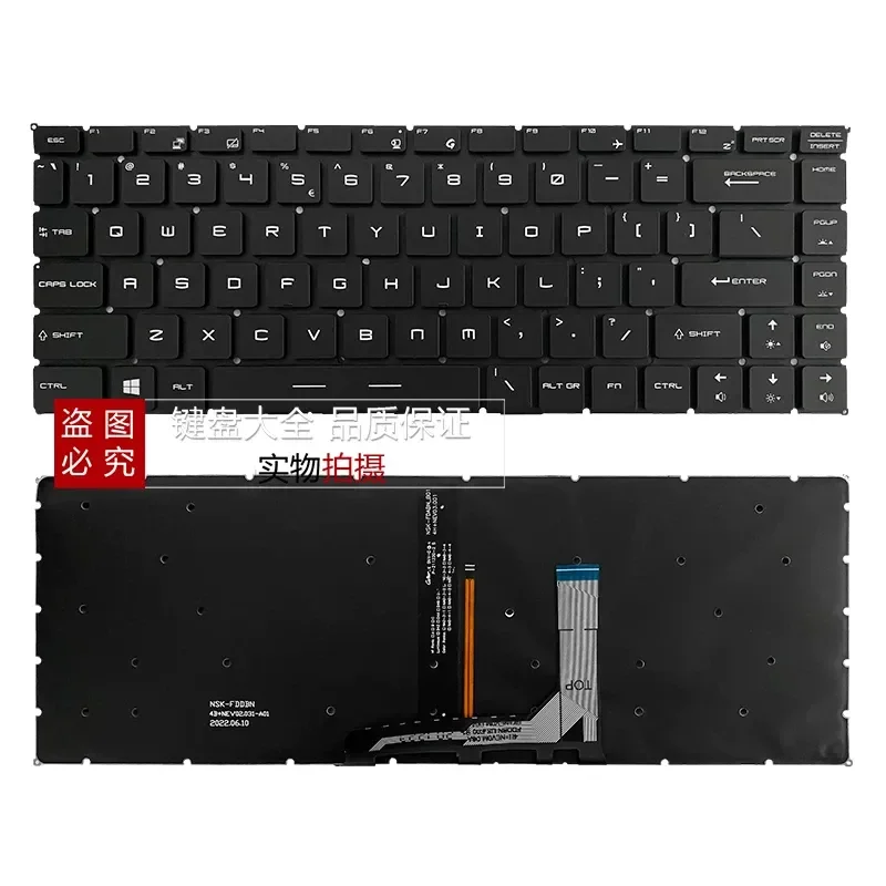 Keyboard for MSI GF65 GF63 PS63 MS-14B1 14B3 16R2 16R3 16Q4 16W1 Laptop Replacement
