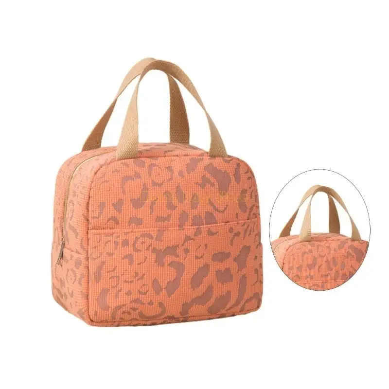 

X90D Stylish Lunch Bag Keep Warm Waterproof Nylon Handbag for Women Men