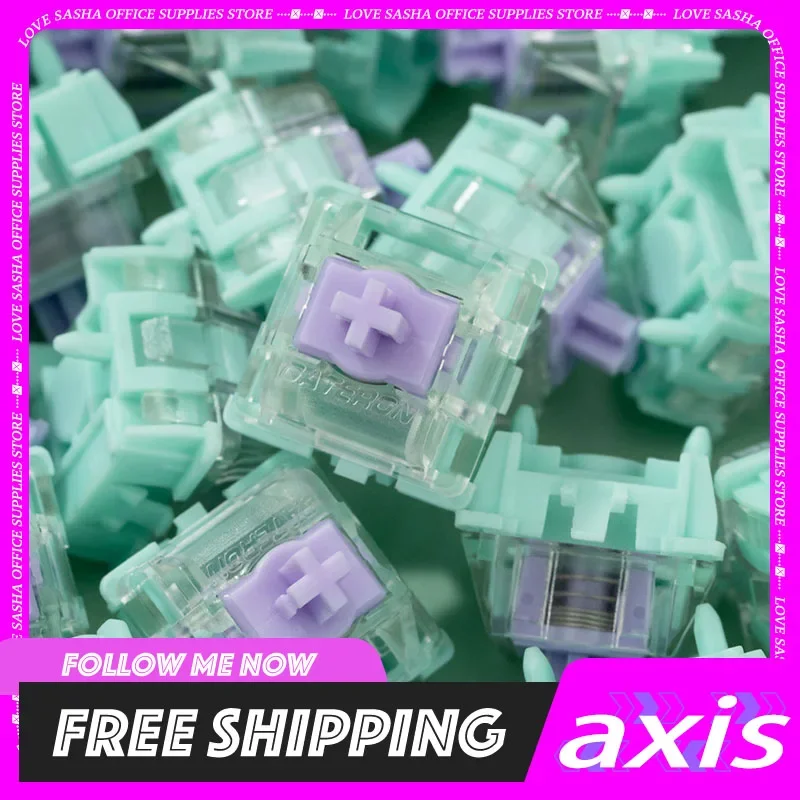 

WS Dash HE Axis Monet Magnetic Axis Linear Switch Customize Transparent Factory Lubrication For Gaming Mechanical Keyboard