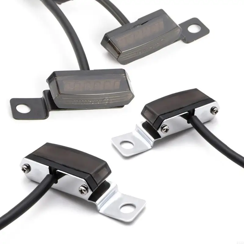 

R53D 2x Motorcycle Sequential Flowing Led Turn Intermitentes Lights Brake Lamp