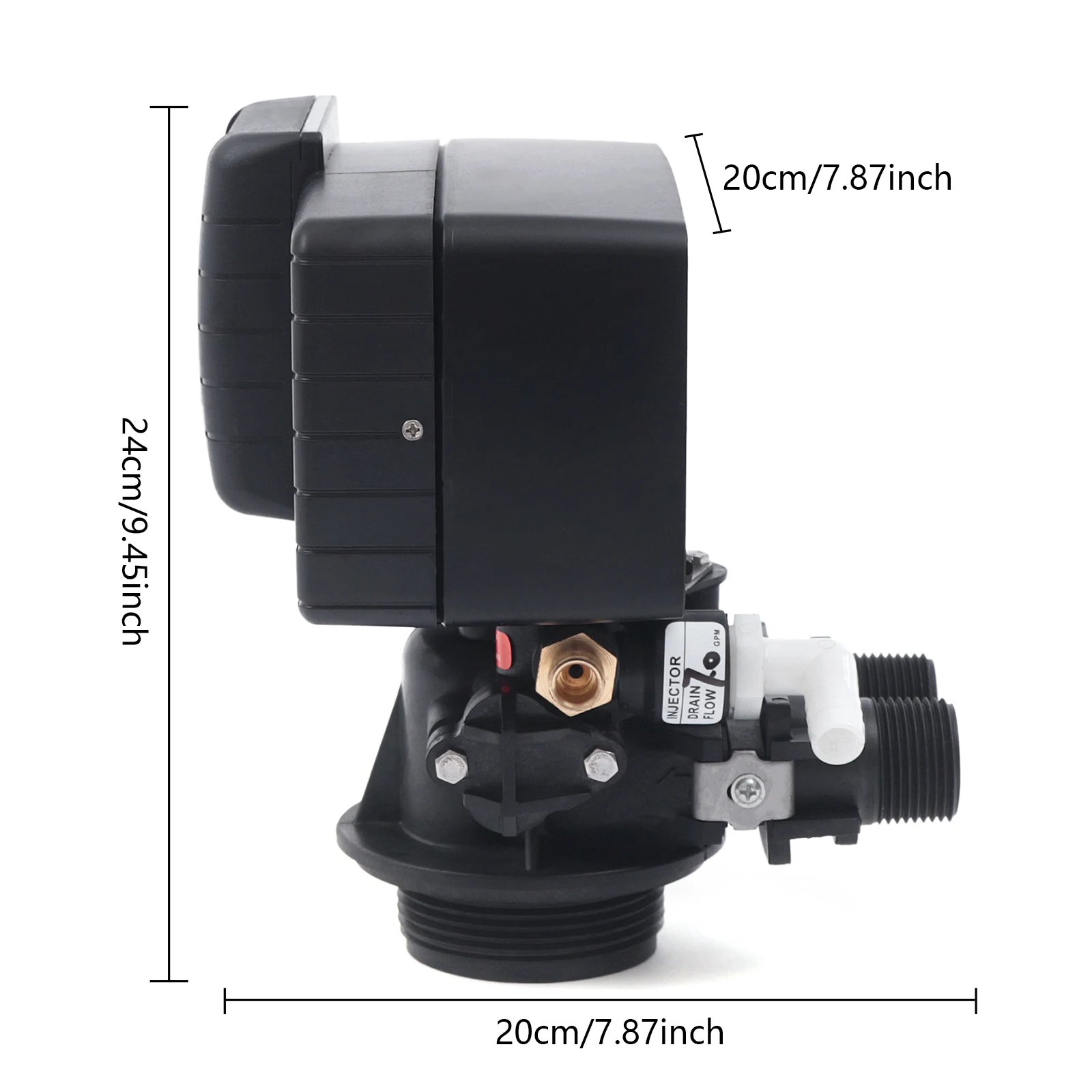 Water Softener Digital Valve, Digital Control Valve, Digital Control Valve for Water Softener, Auto Soften Hard Water, 2T/H Flow, 110V, for Home Purification