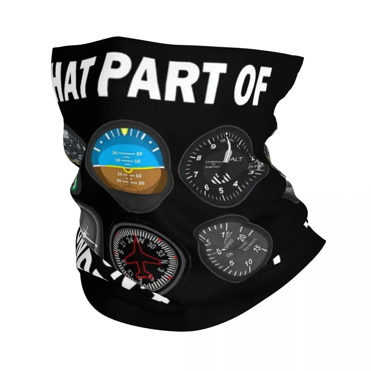 Pilot Gift Pilot Airplane Stuff And Accessories Pilot Instruments Bandana Neck Cover Printed Mask Scarf Headband Sports Unisex