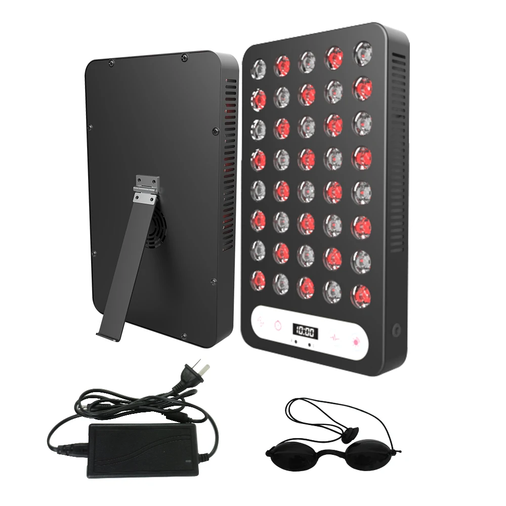 small 5 wavelength red light panel infrared sauna with red light panel red light therapy panel touch screen control