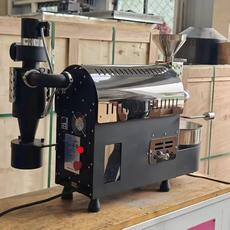 Small 100-600g/batch Coffee Bean Roaster for Household Use