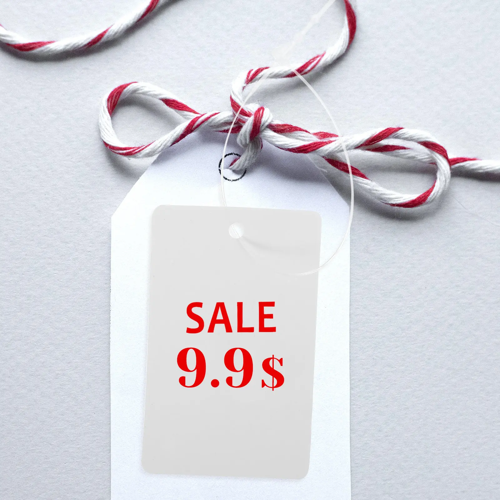 200 Pcs Marking Tags Blank Goods Price Hanging Tabs for Retail Merchandise Labels