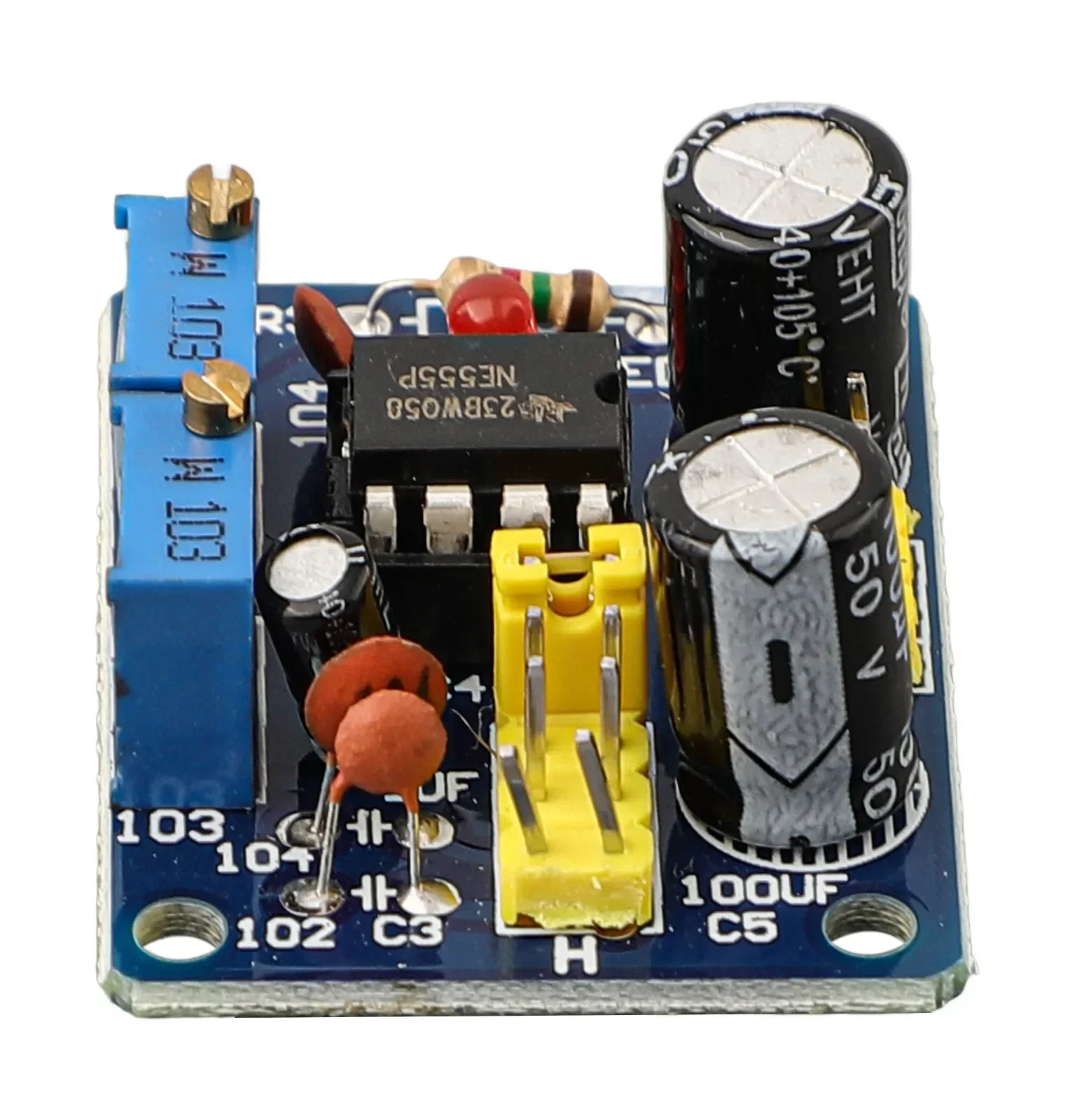 Pulse Frequency Generator Module 2.9x3.6 Cm Board Module Duty Cycle Generator For Equipment Generate NE555 Main Chip