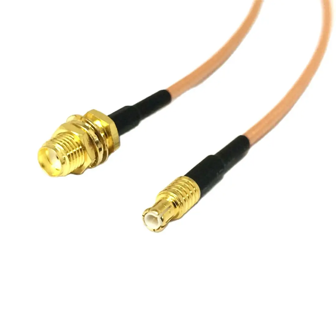 SMA Female Bulkhead  to MCX Male Straight RF Cable Adapter RG316 15cm 6inch NEW Wholesale for WIFI Wireless Router