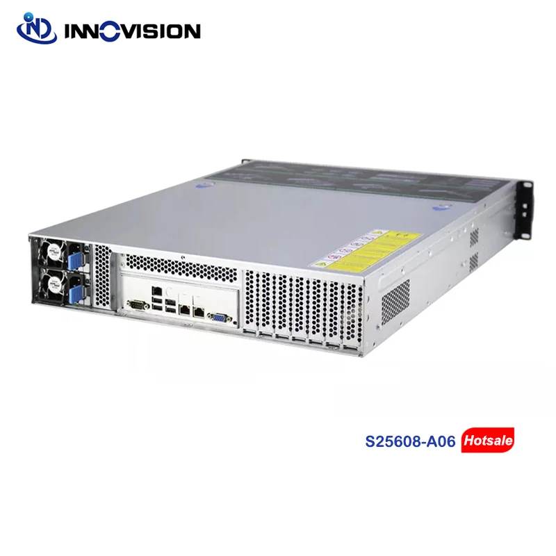 19Inch Standard 2U 8bays Hotswap Server Chassis 560MM Depth Mimetic Hotplug Case With Tooless HDD Trays and Backplane