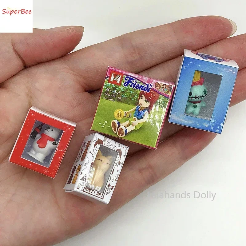 Dollhouse Miniature Items Mini Action Figure (can Be Opened Out) Model for Doll House Scene Toy Accessories