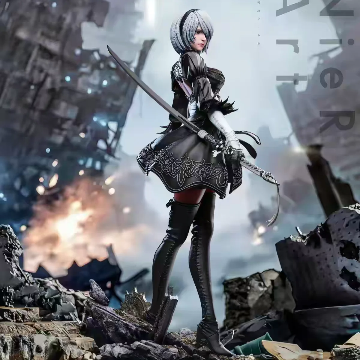 Figurka NieR Automata 2B z dwo – Model Kit Nier Automata recenzja i cena