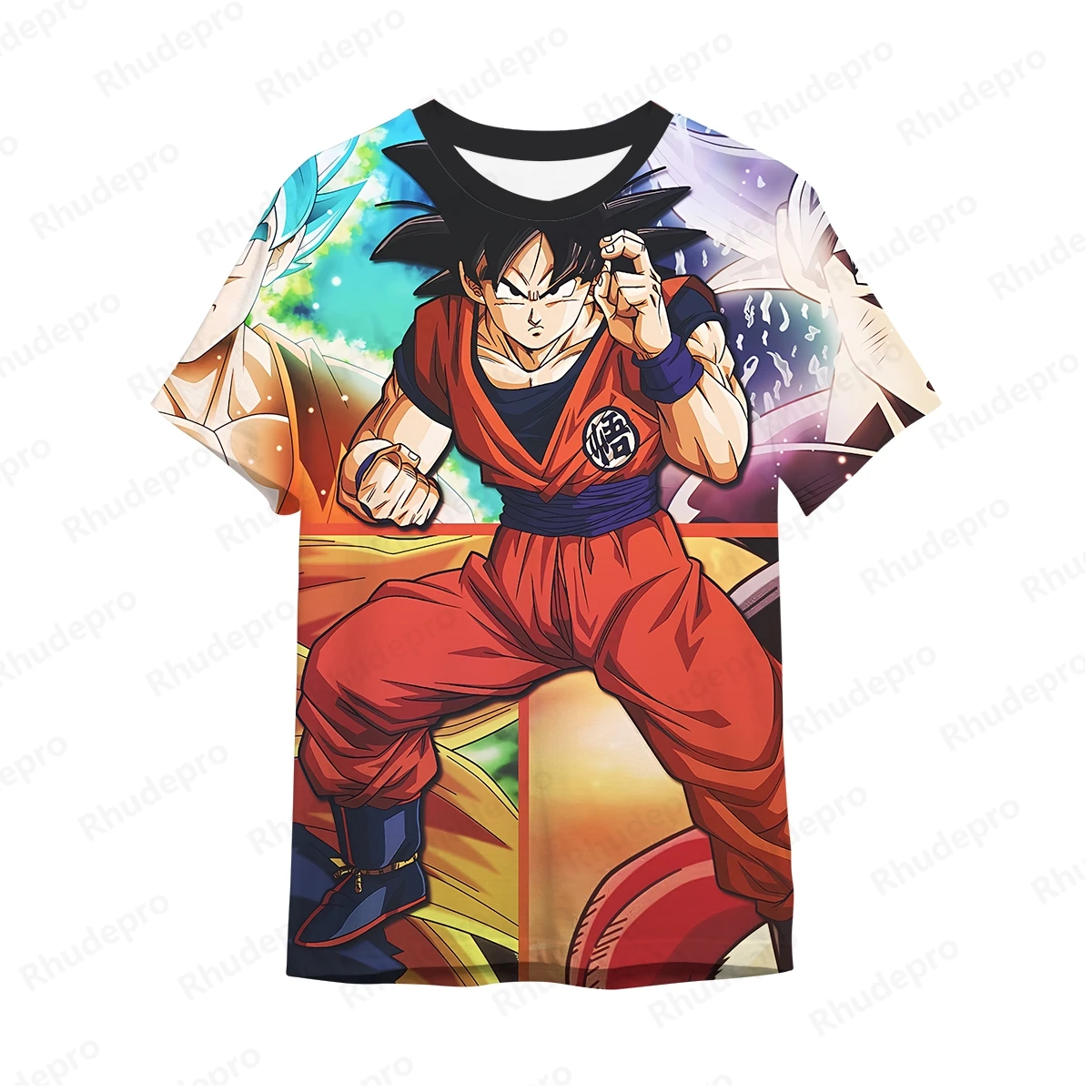 T-shirt da uomo Anime Goku 2024 Dragon ball Anime camicie Hip Hop oversize t-shirt top Trend Super Saiya abbigliamento moda