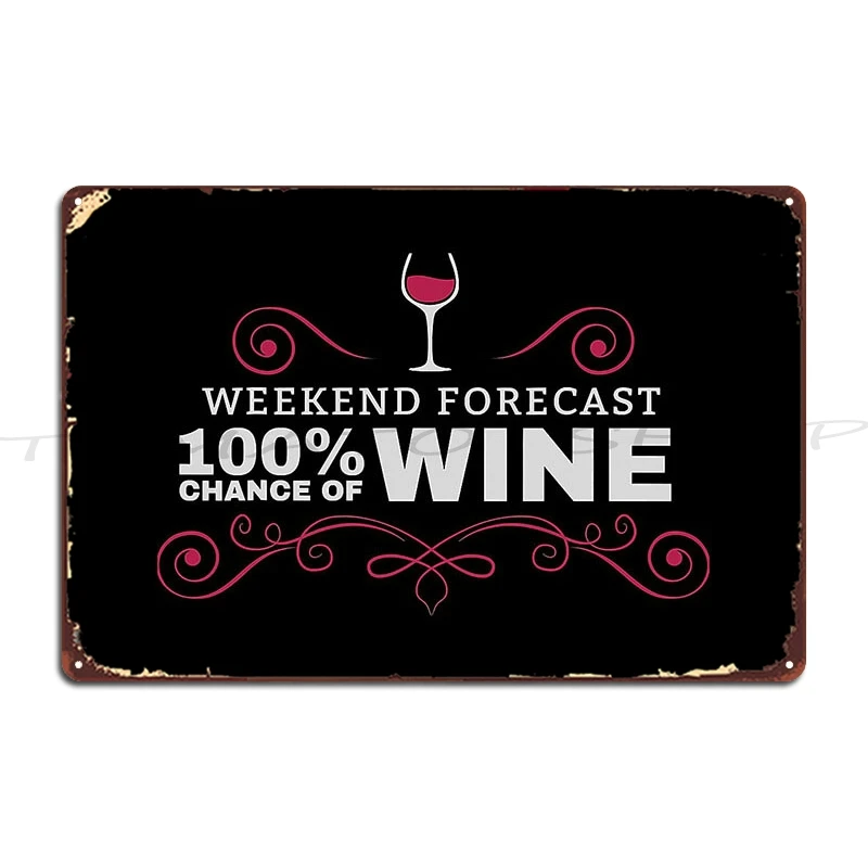 Funny Wine Drinker Pharmacist Wine Gift   Metal Plaque Poster Garage Funny Rusty Party Plates Printing  Tin Sign Poster