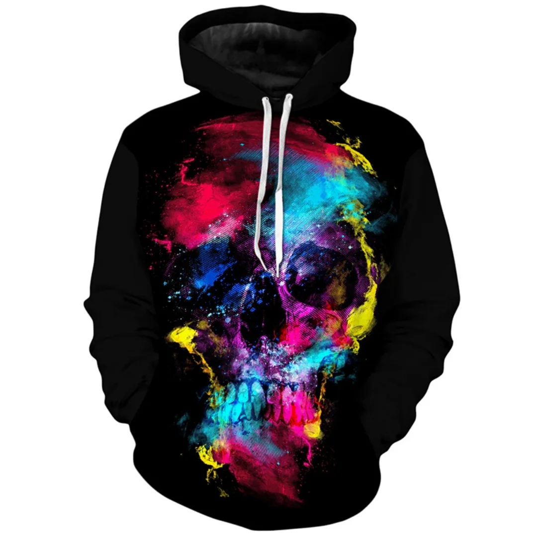 ハロウィンパーティーコスチュームグラフィックパーカー 3D プリント春と秋のファッションストリートスポーツ男性と女性の Y2K パーカー
