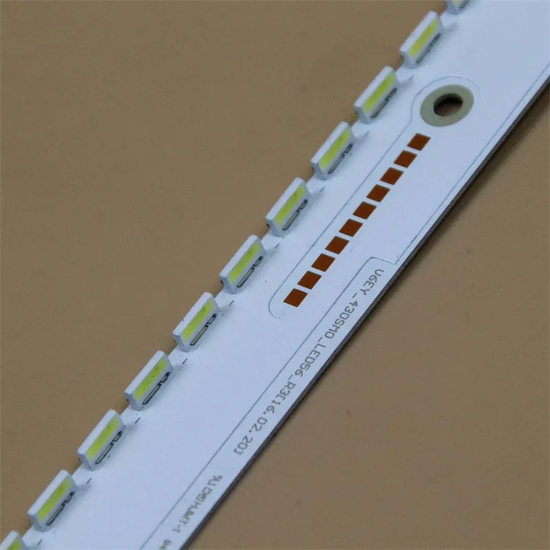 New TV LED Bars For Samsung UE43M5572 UE43M5575 UE43M5580 UE43M5582 UE43M5590 UE43M5600 UE43M5602 Backlight Strips Rulers Tapes