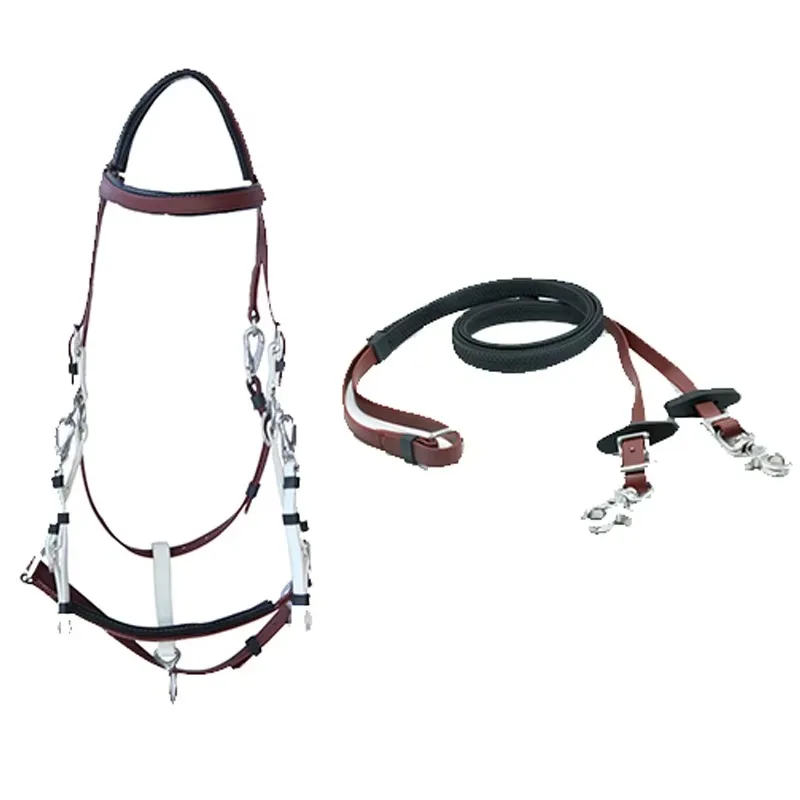 Trail Tack English Style Western Riding Equipment Endurance Racing Bridle Halter and Rein Combo for Long Distance