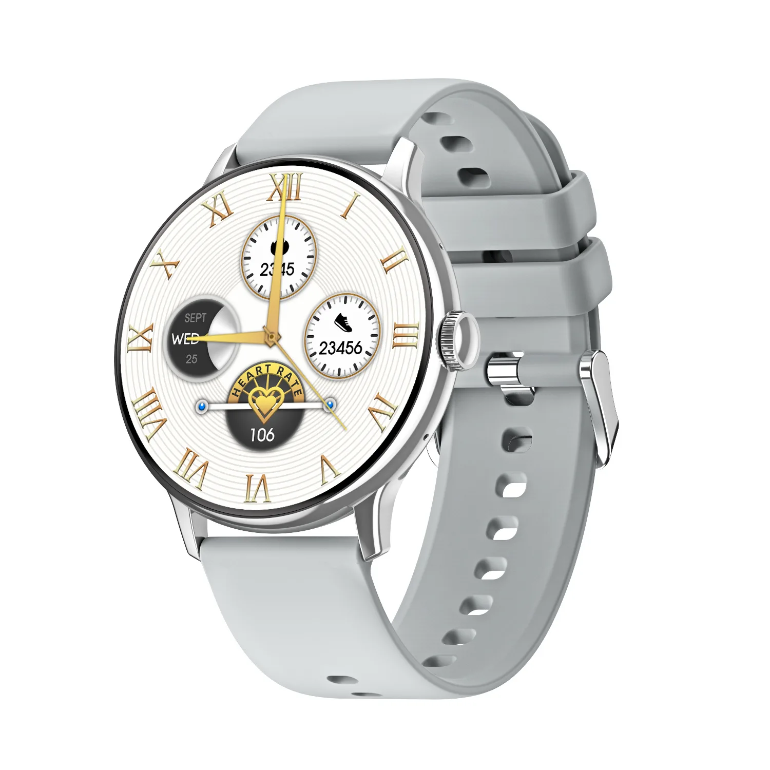 2026 CY 500 Smartwatch Round Screen Bluetooth Call Heart Rate Monitor Outdoor Fitness Sports Step Tracker Watch