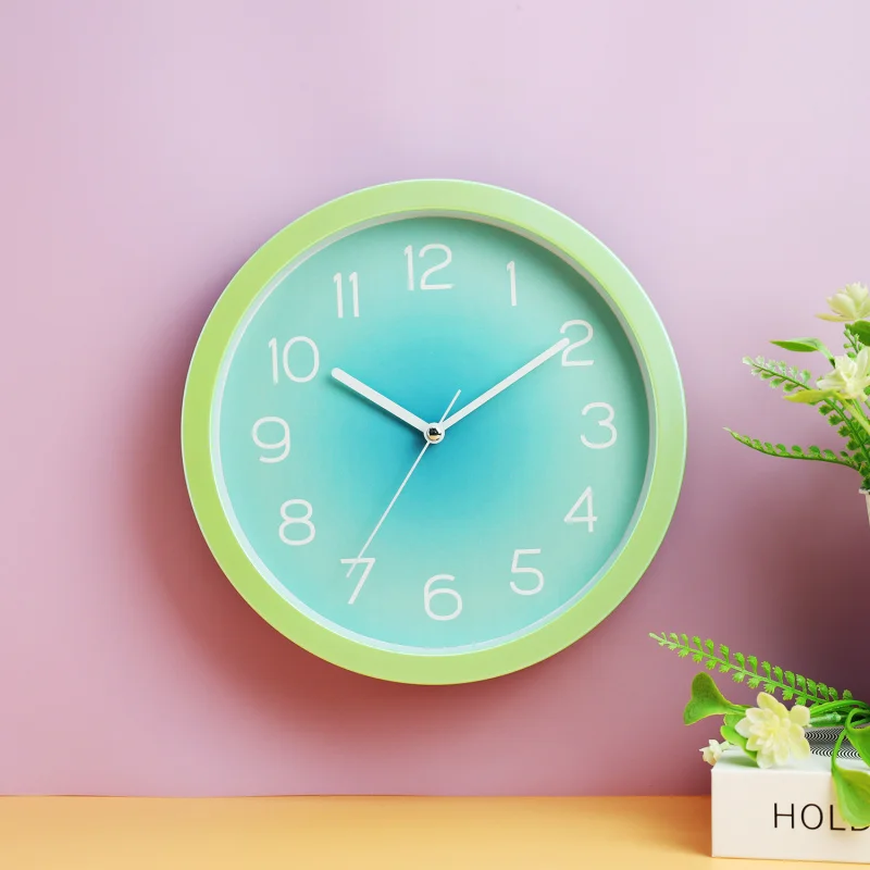 Nordic 10inch Wall Clock Living Room and Fashionable Modern Internet Celebrity Decorative Silent Wall Clock
