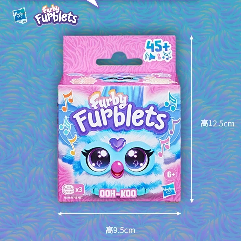 Hasbro Furby Furblets Elektrikli Dolması Peluş Hayvan Evcil Hayvan Interaktif Bebek Oyuncak Sevimli Kolye Koleksiyon Çocuk Doğum Günü Hediyeleri