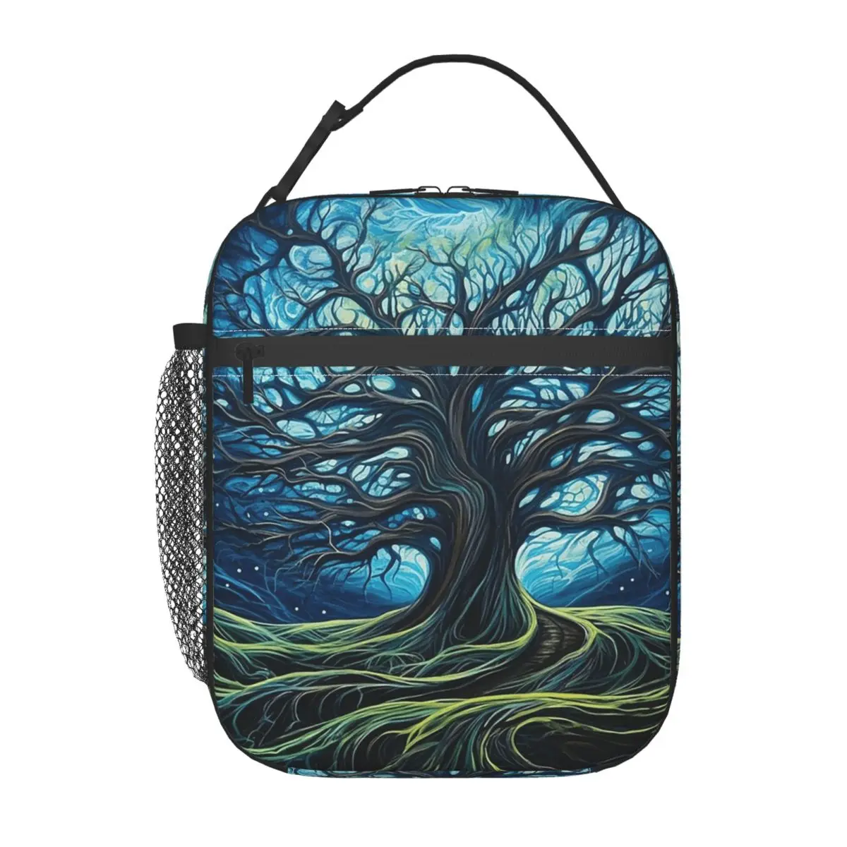 

Термосумка для обедов Magic Green Tree для женщин и детей, герметичная, для еды, термосумка-тоут