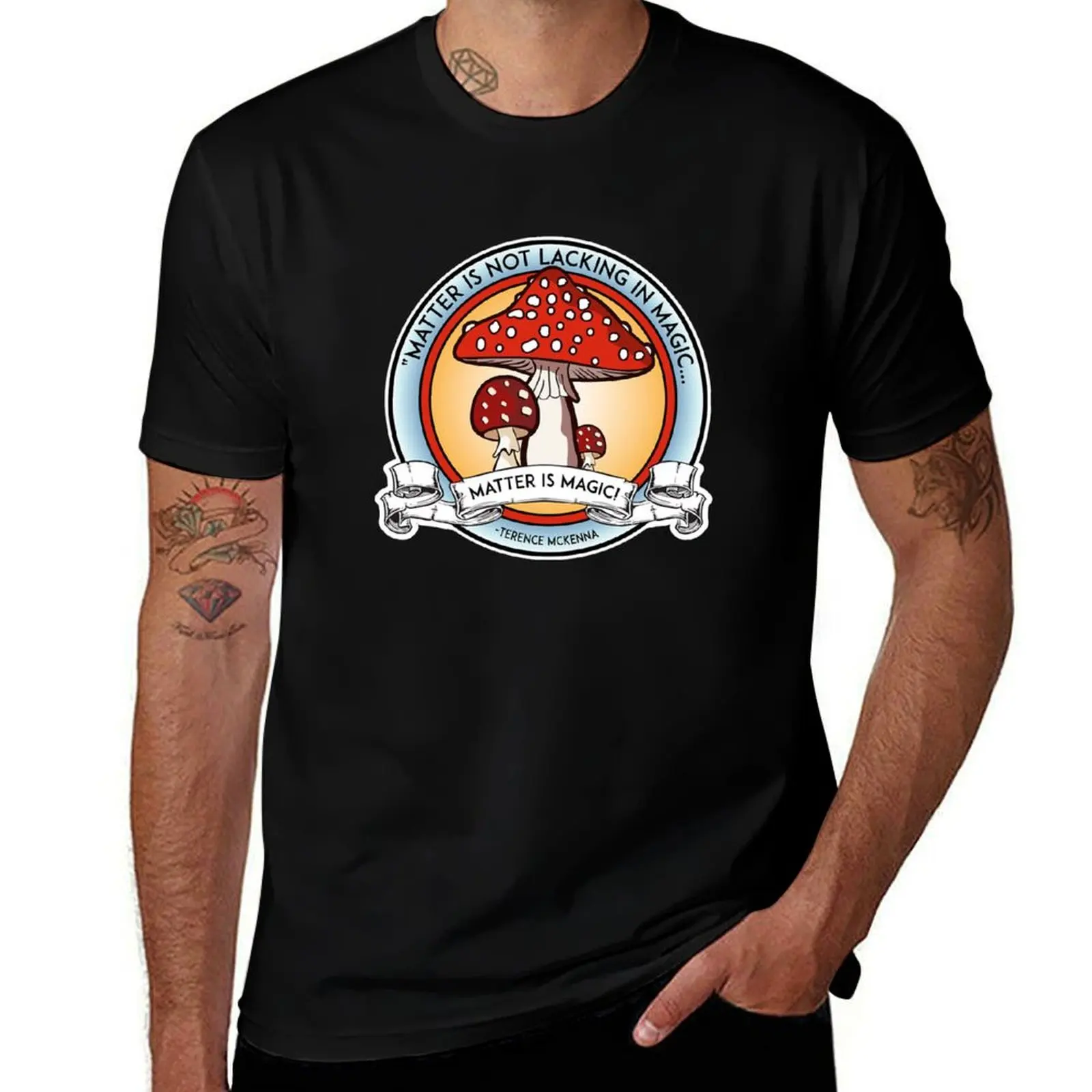 Terence Mckenna Wisdom - Camiseta De Manga Corta Para T-Shirt Soft Casual Short Sleeve Cotton Tee T-Shirt