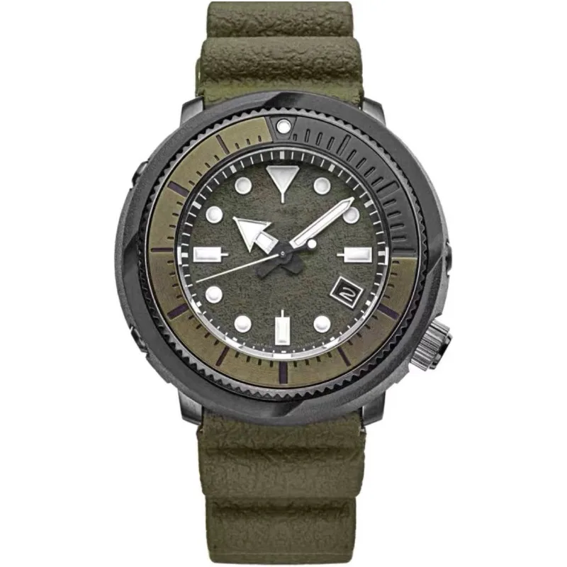 22mm Fluororubber Watch Strap Suitable for Monster Silicone Flat Head Strap Men's Universal Strap Watch Accessories NEW DIY