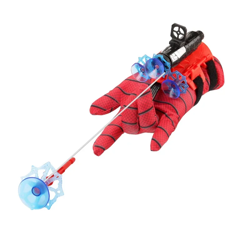 Neu für Spiderman Action figur Anime Charaktere Kinder Spielzeug Rollenspiel Handschuh Launcher Set Handgelenk Spielzeug Set Figuren Hobbys