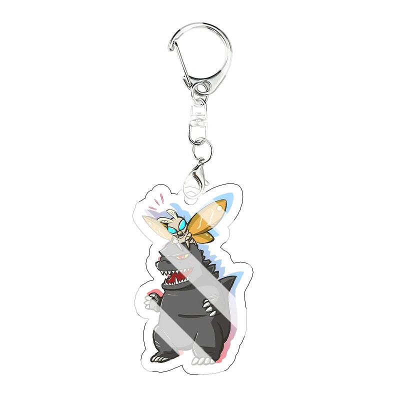 Chibi Godzilla No Gyakushuu Acrylic Keychain Exquisite Bag Pendant Anime Backpack Decor Hanging Ornaments Birthday Gift - view 4