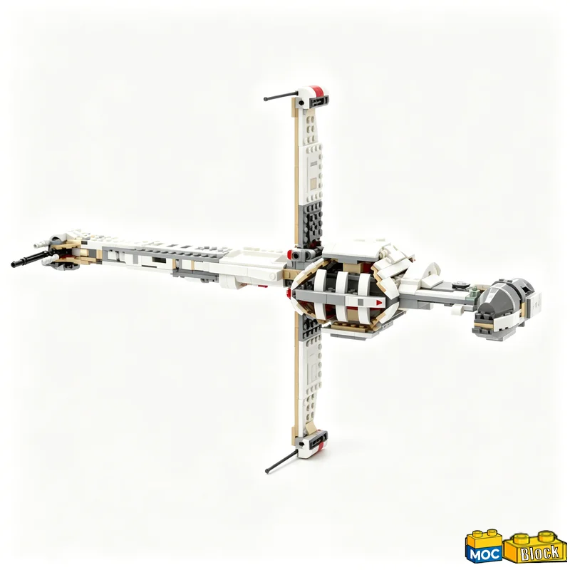 NEW 592PCS B‑Wing Alternate Build Sci Fi Technology Starfighter MOC Model Building Blocks DIY Assembly Educational Learning Gift