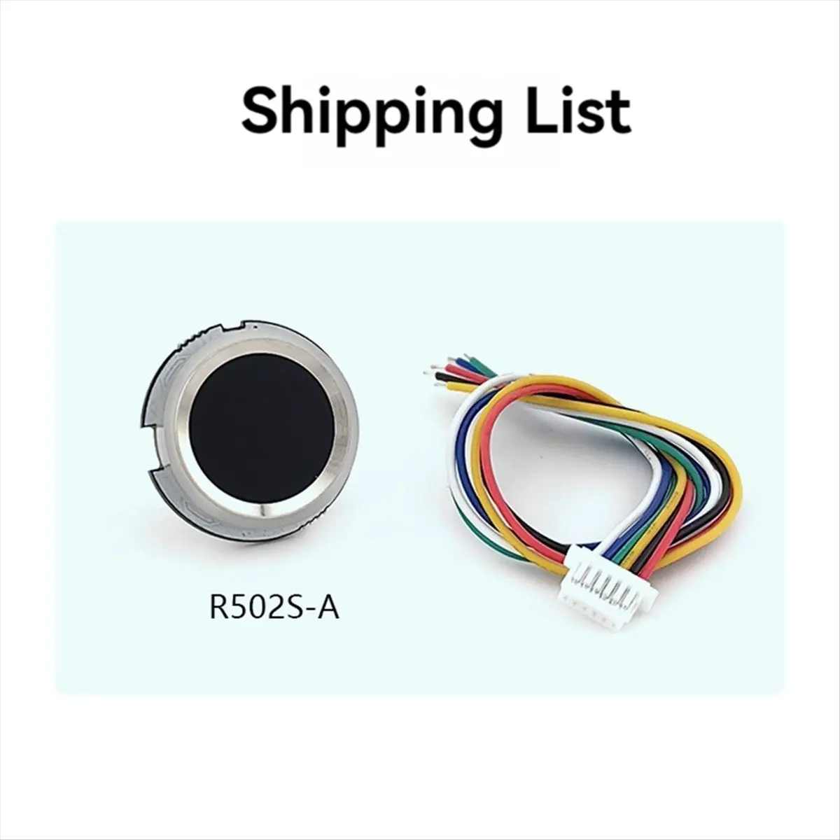 ▲-[t73c]r502s-指紋モジュール、指紋認証モジュール、静電容量式指紋モジュール、センサー、スキャナー、rgbリング表示灯