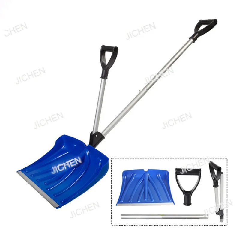 

Снеговая лопата 2-в-1 с двойной ручкой, 18 дюймов, экономящая силы, для уборки снега и зерна
