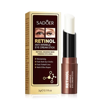 Retinol Eye Cream Stick Anti Dark Circles Under the Eyes Remove Eye Bags Nawilżające ujędrniające produkty do pielęgnacji skóry oczu