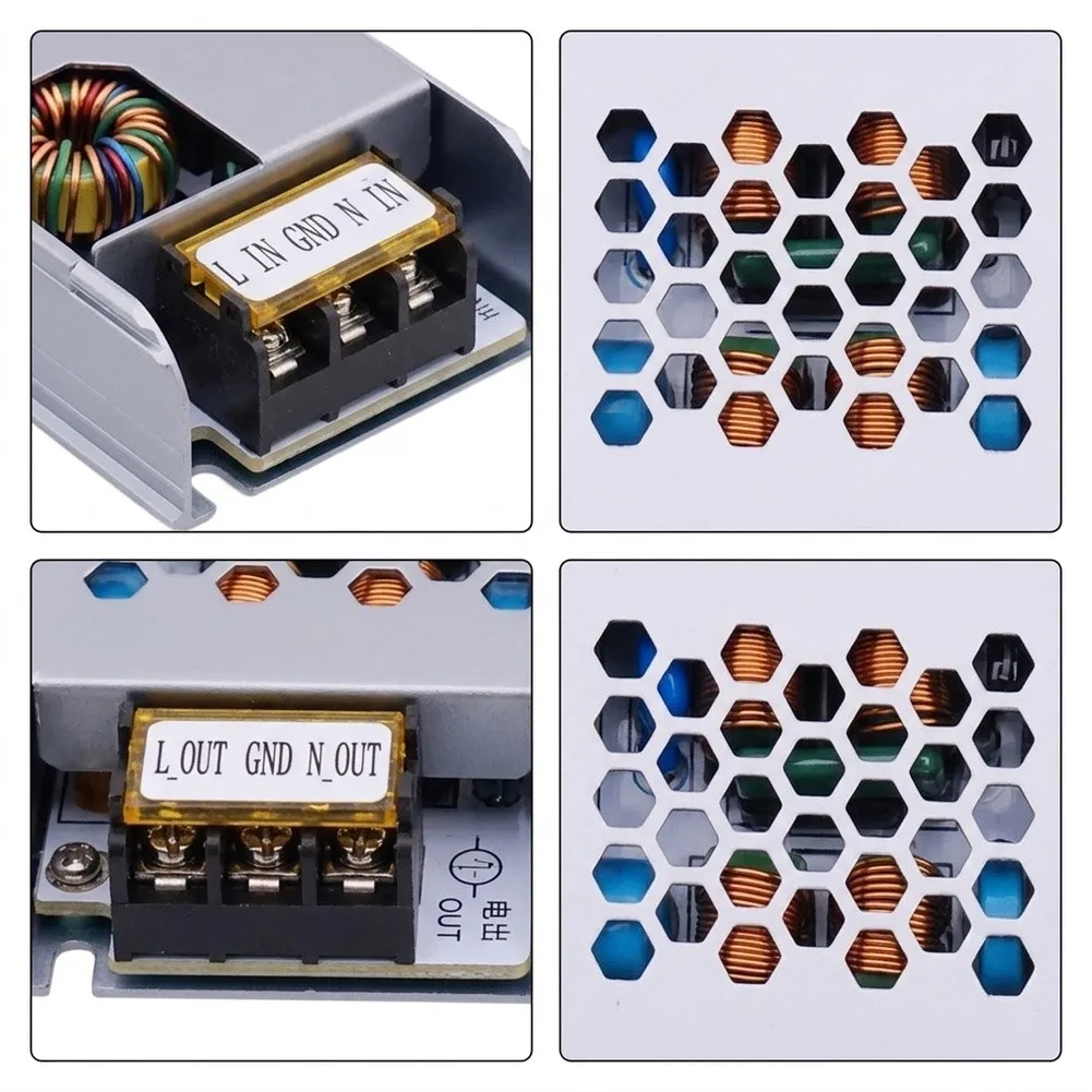 4-Stage For EMI Power Filter Board for High-Fidelity Audio Applications with 3-Wire 7.62mm Input and Output Socket Connections