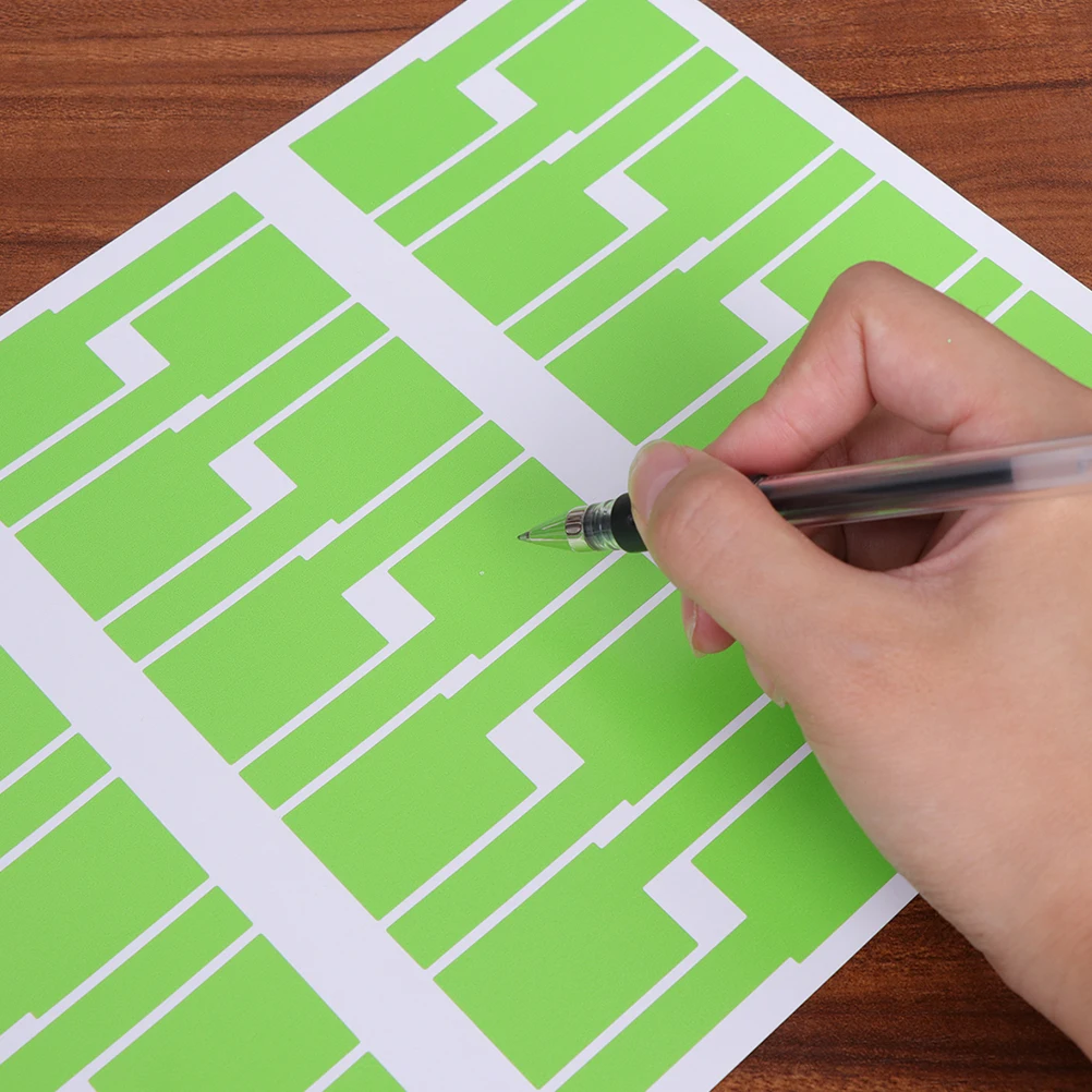 

10 Pcs Network Cable Label Sticker Identification Tags Letter Self-adhesive Stickers Markers