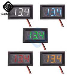 DC 4.5-30V Digital Car Voltmeter Automotive Voltage Meter Waterproof 12V 24V Car Motorcycle Vehicle LED Display Voltage Tester