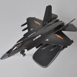 1:87 Diecast Military Model Toys China J-31 Gyrfalcon Jet Fighter Miniature Replica Pull Back Sound & Light