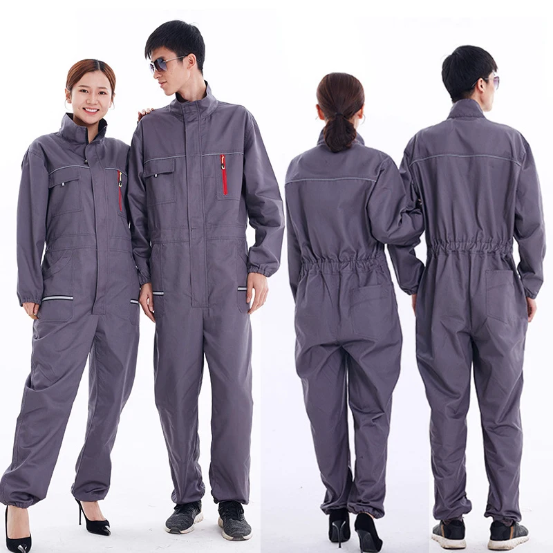 WorkOverall Uniforms Men Women Working Coveralls Welding Suit Car Repair Workshop Mechanic Plus Size Clothes warehouse Workwear