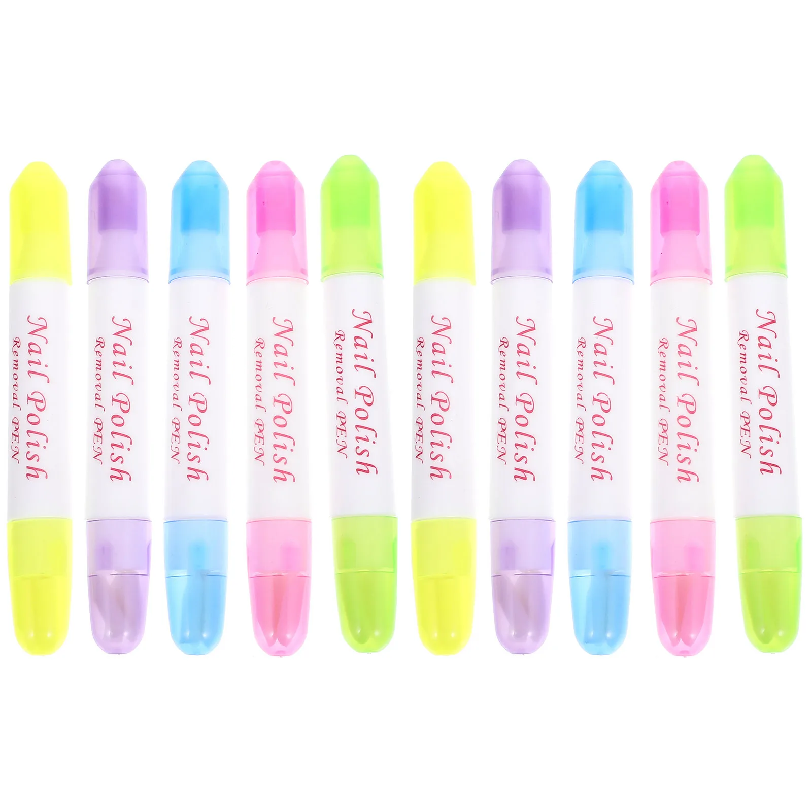 

10Pcs Portable Nail Polish Corrector Pen Easy to Carry Reusable Nail Polish Cleaner Pens for Precise Edge Cleaning Women Gift