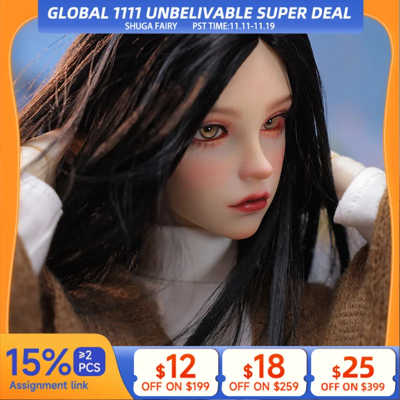 

BJD Doll Ferpli 1/3 Big Breasted Female body 61.5cm Resin Material High-quality Art Toys