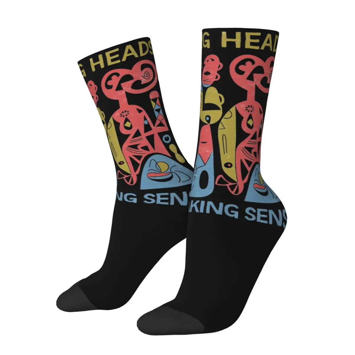 

Talking Heads Stop Making Sense Crew Socks for Women Men Merch All Seasons rock band Cute Middle Tube Socks Sweat Absorbing