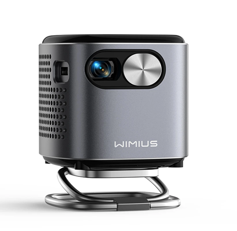 Wimius DLP Mini projector 1080P HD Supported Smart Android WIFI Bluetooth Outdoor LED Portable Pocket Projector with Battery