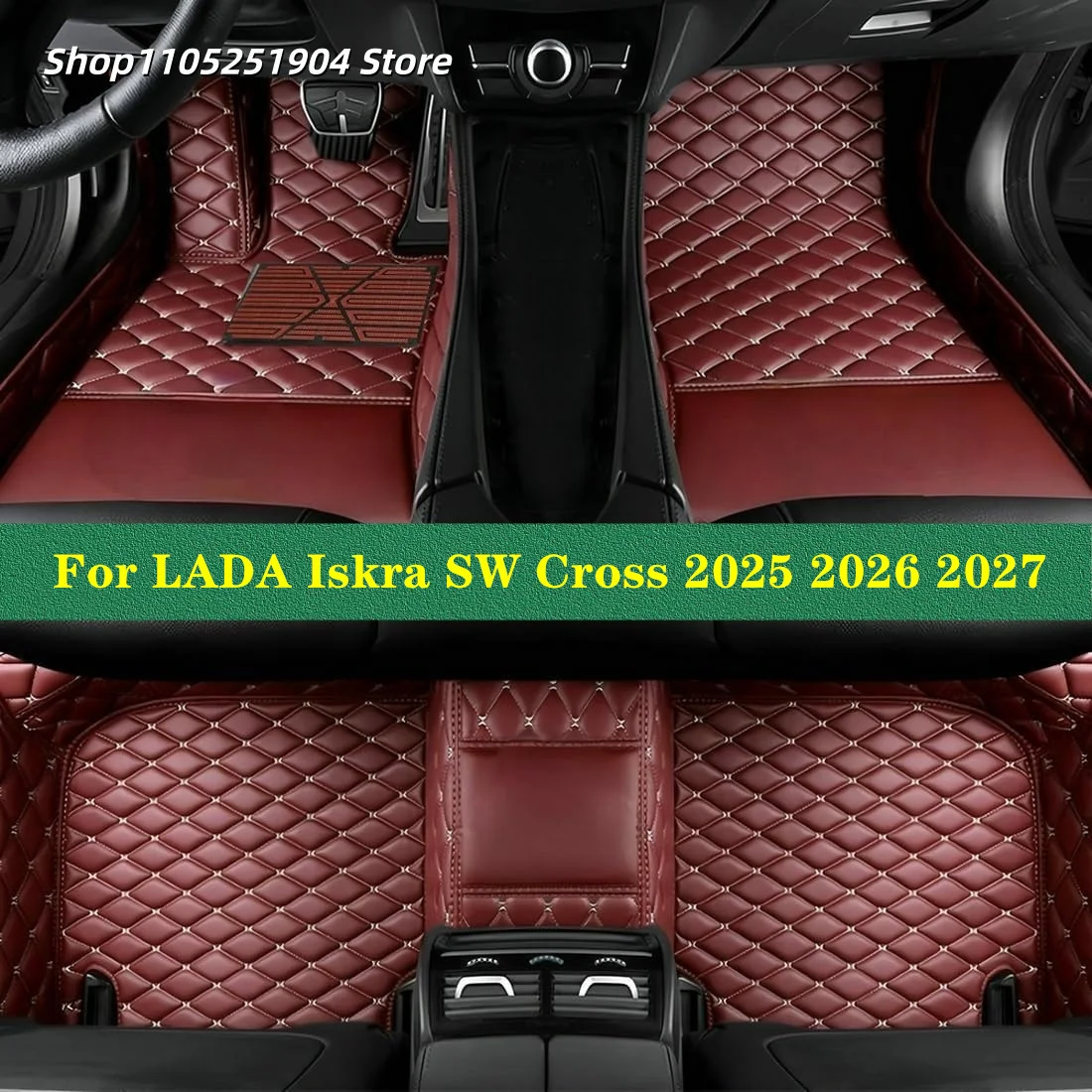 Tapetes automotivos tapetes de carro para LADA Iskra SW Cross 2025 2026 2027 tapete de carro acessórios interiores