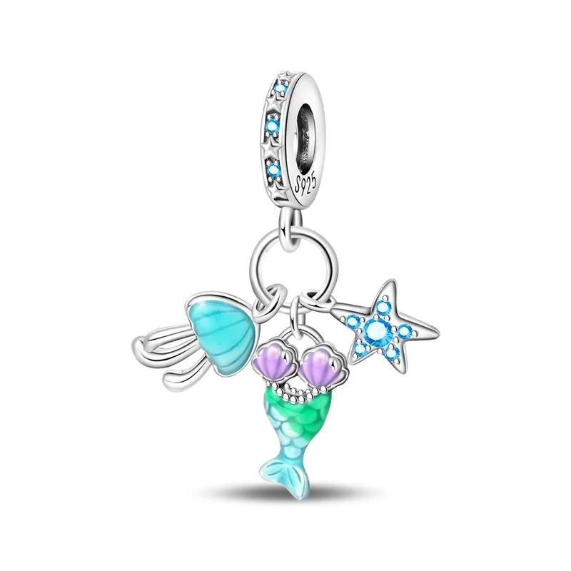 

Новинка 2026: Подвеска «Глубоководный дневник» из стерлингового серебра 925 пробы, совместимая с оригинальными подвесками, для девочек и женщин, для праздников и вечеринок, ювелирный подарок