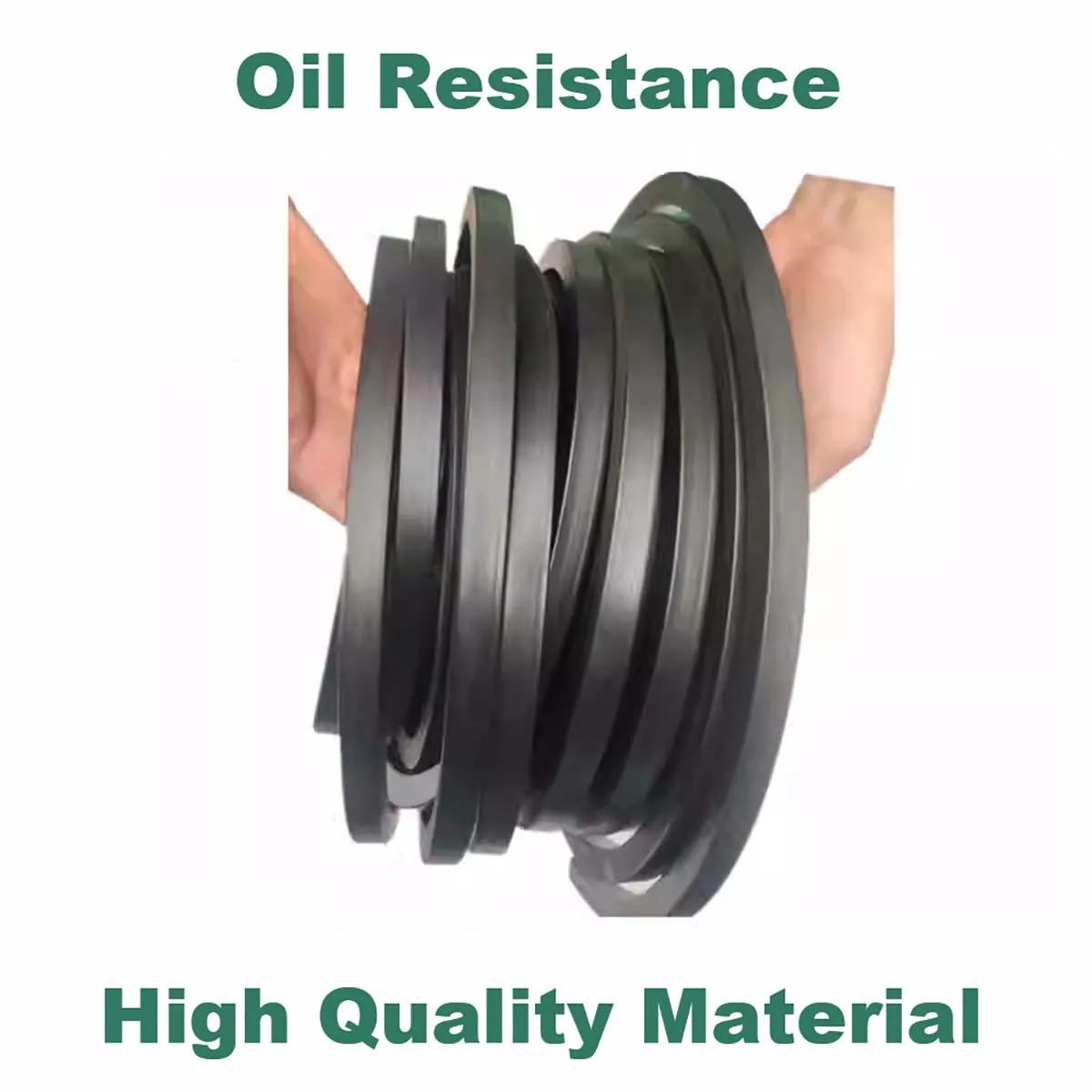 1M Square FKM Fluorine Rubber Strip Black Chemical Resist High Temp Oil Fluororubber Cord Seal Gasket Solid Not Foaming