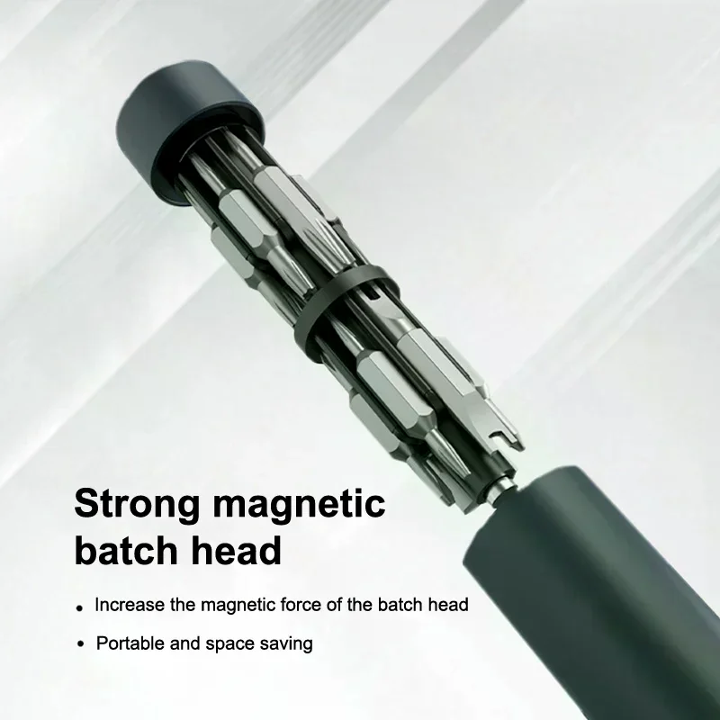 مجموعة لقم الثقب المغناطيسي المحمولة 27 في 1؛ المفكات الدقيقة الصغيرة الأساسية