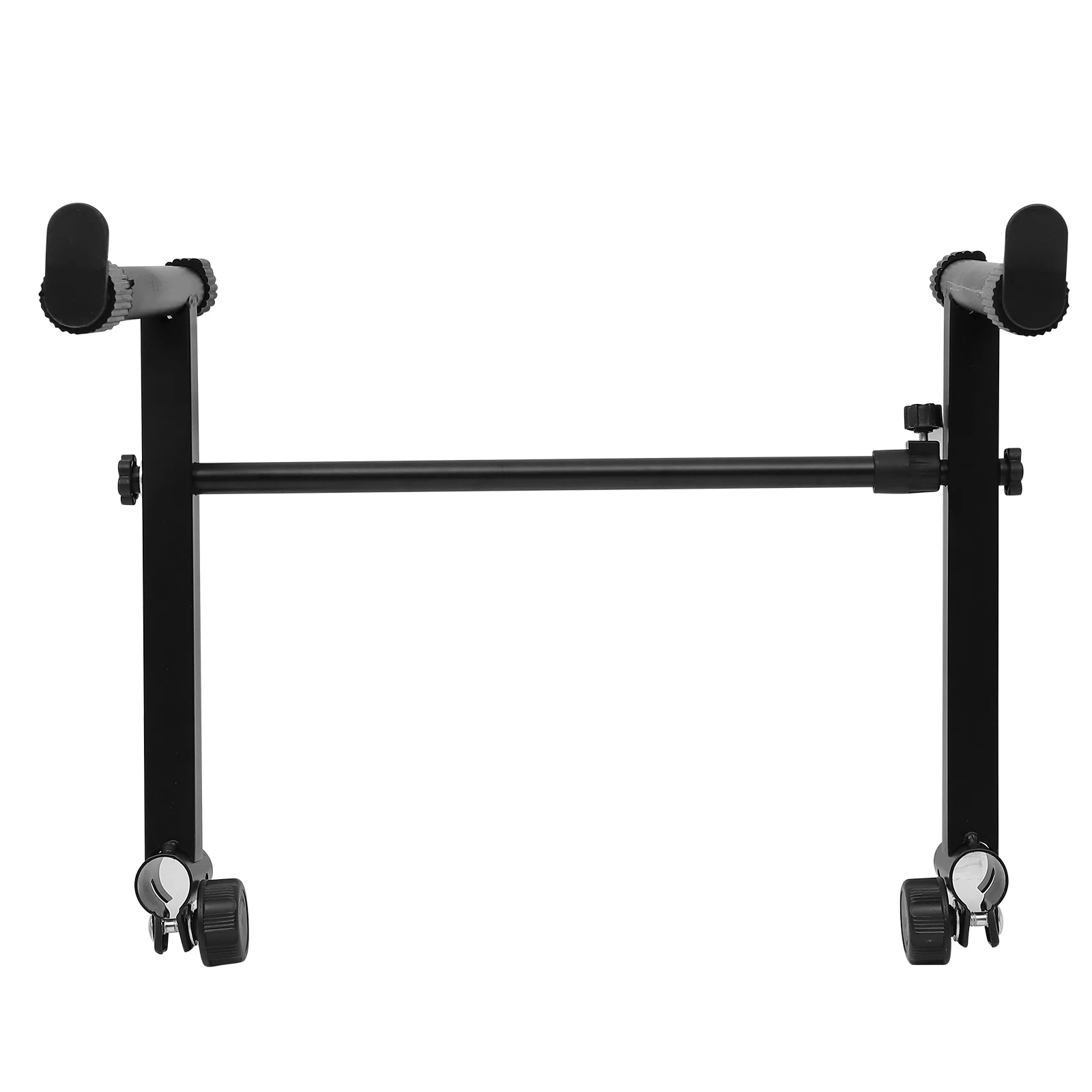 Support de clavier réglable Double couche noir, matériau de haute qualité, manchon en caoutchouc, support de Pianos numériques, pièces de clavier