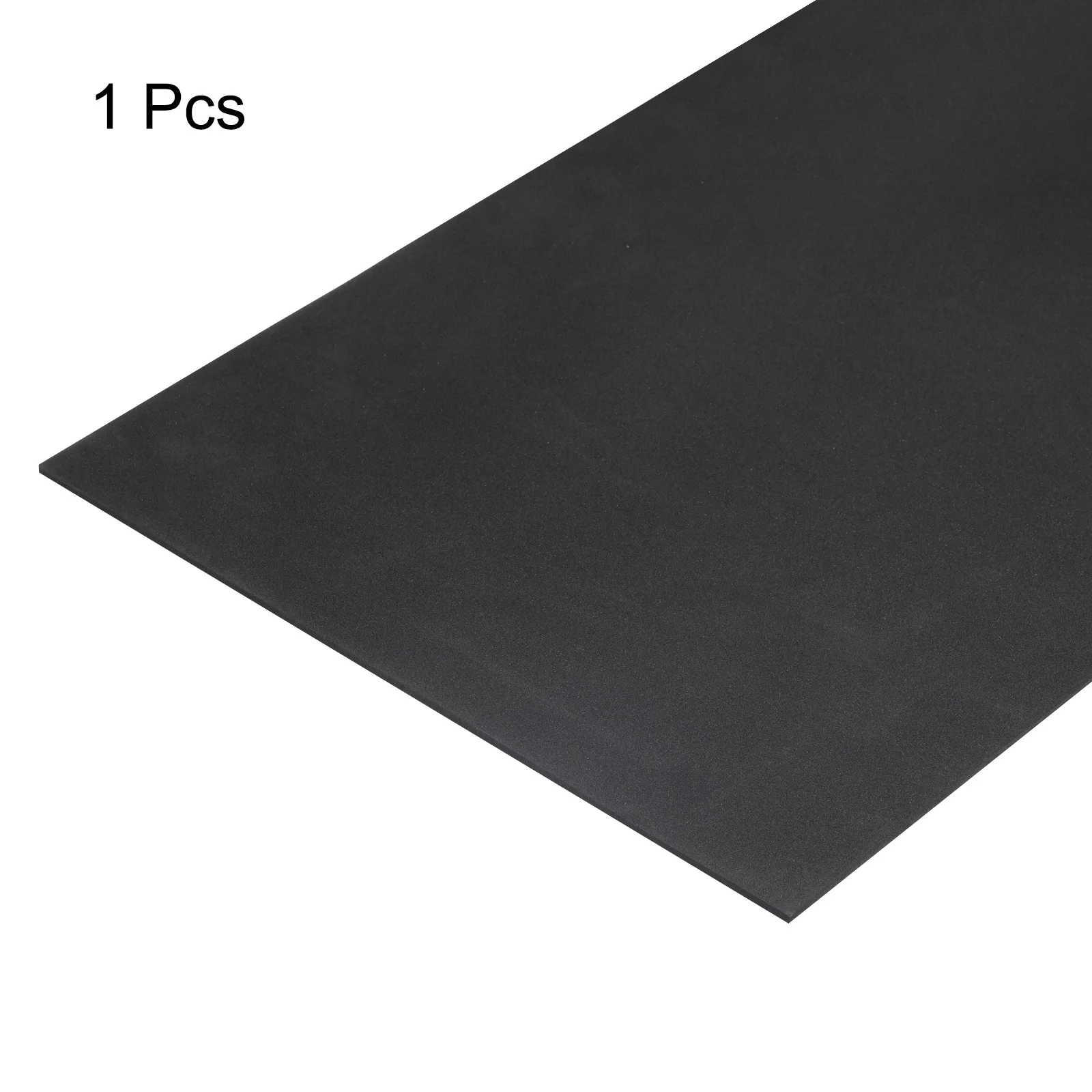 Uxcell - Láminas de Espuma EVA de 1 Pieza, Grosor de 1/2/4/5/6/8 mm, Rollo de Papel de Espuma para Manualidades, Lámina de Espuma Negra para Proyectos de Bricolaje, Modelado a Mano
