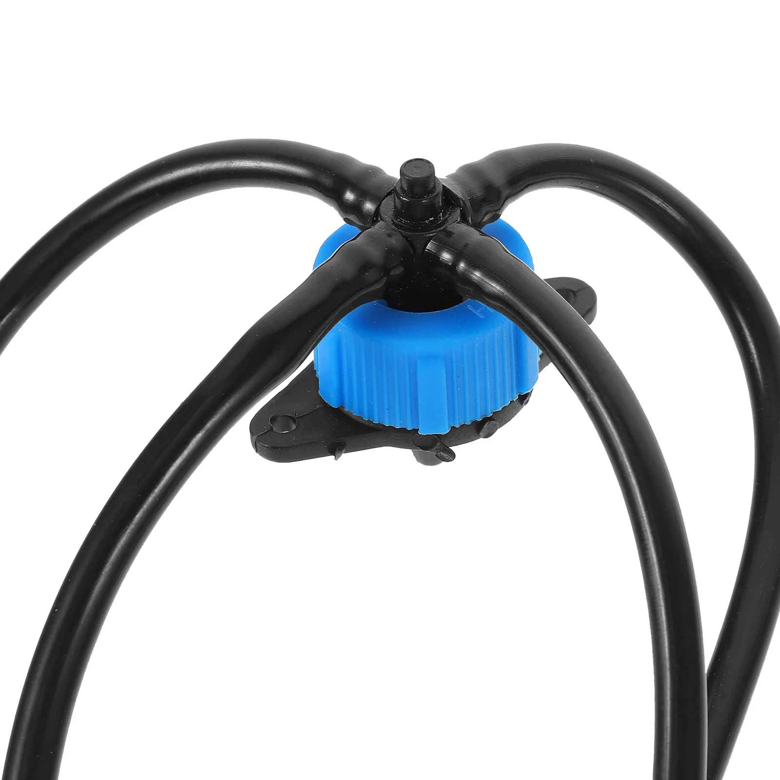 

10Pcs Pressure Compensated Water Current Stablizer 4-Head Blue Irrigation Spray Nozzle Garden Lawn Agricultural Drip Heads